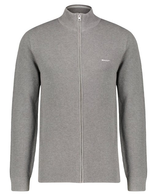 Gant Strickjacke COTTON PIQUE ZIP CARDIGAN günstig online kaufen