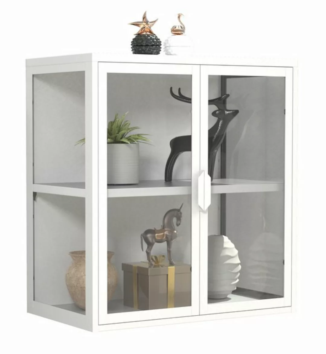 VCM Hängevitrine Stahl Wandvitrine Hängevitrine Vitrine Glas Flokas (1-St) günstig online kaufen