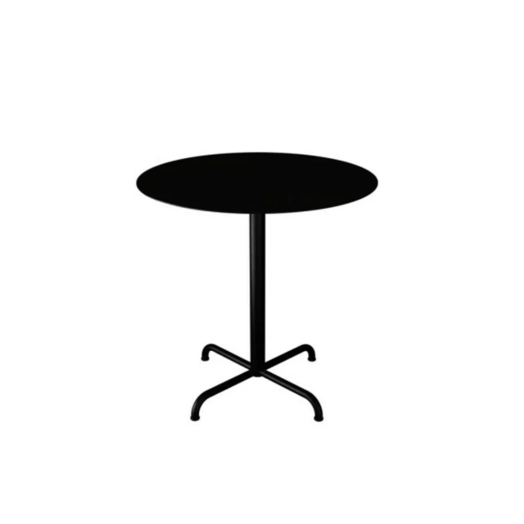 Pico Cafe-Tisch Outdoor Quadratisch Schwarz Rund Ø 74 cm günstig online kaufen