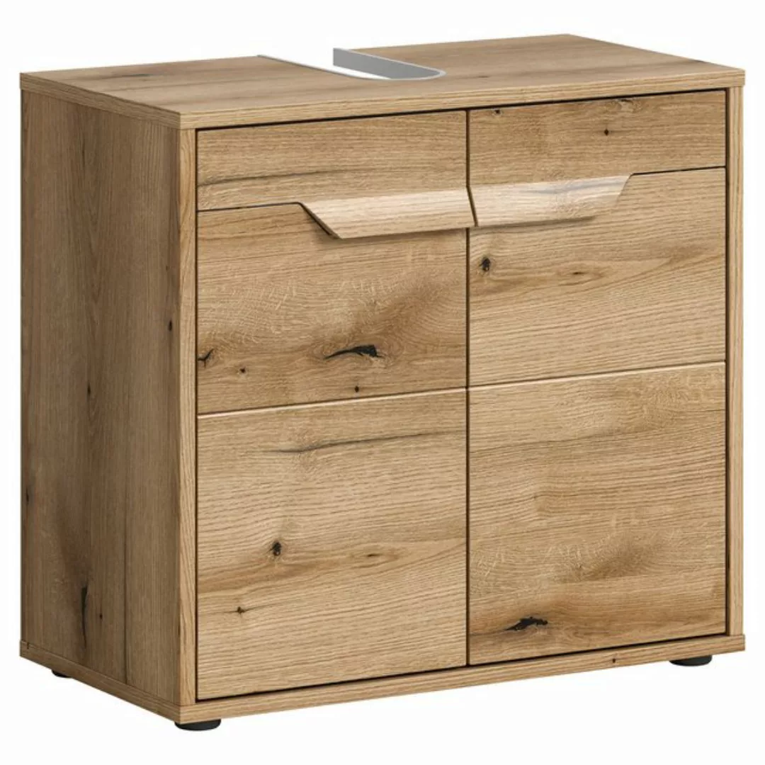 xonox.home Waschbeckenunterschrank in Evoke Oak, Spannplatte/MDF - 64x60x34 günstig online kaufen