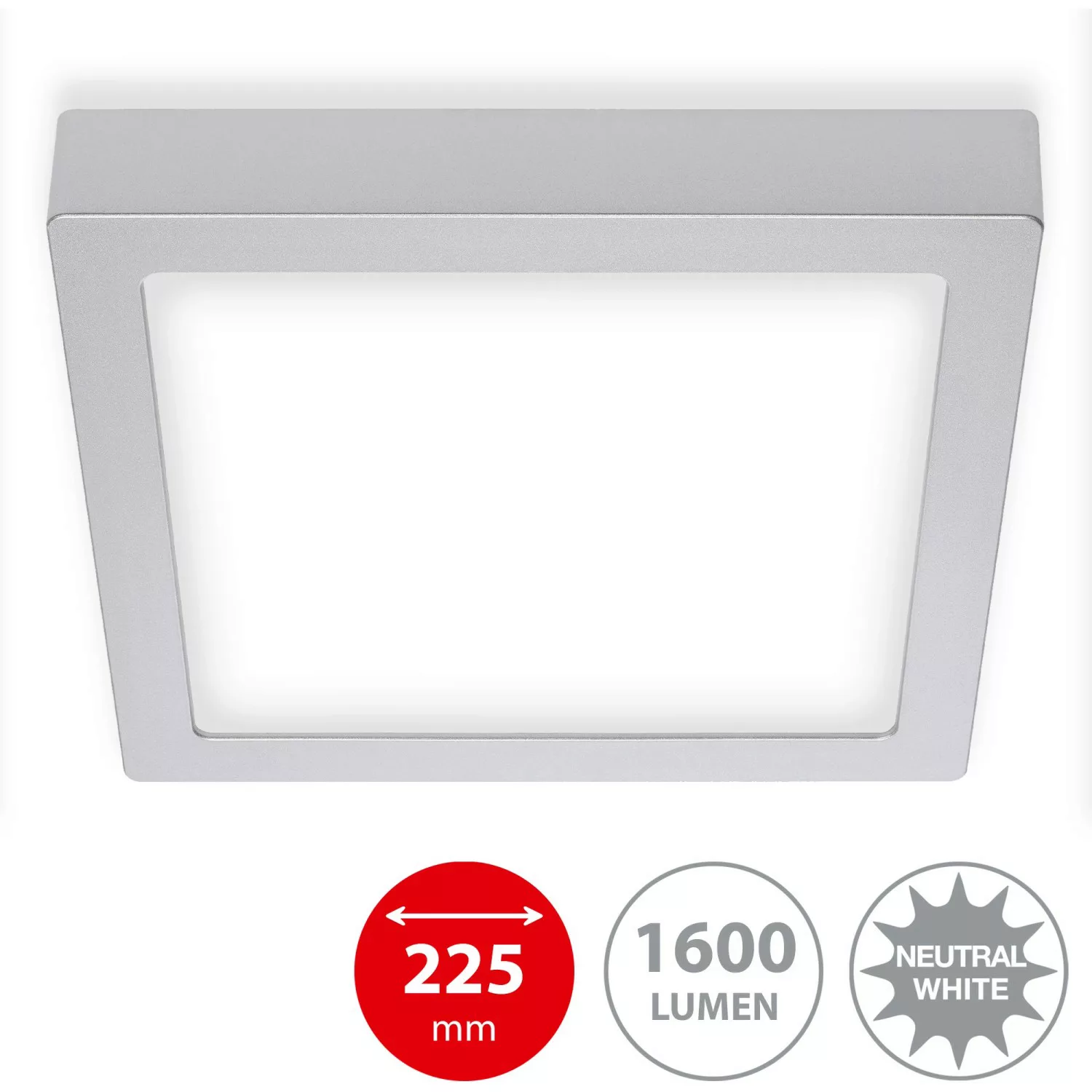 Briloner LED-Decken-& Wandlampe Fire Chrom Matt günstig online kaufen