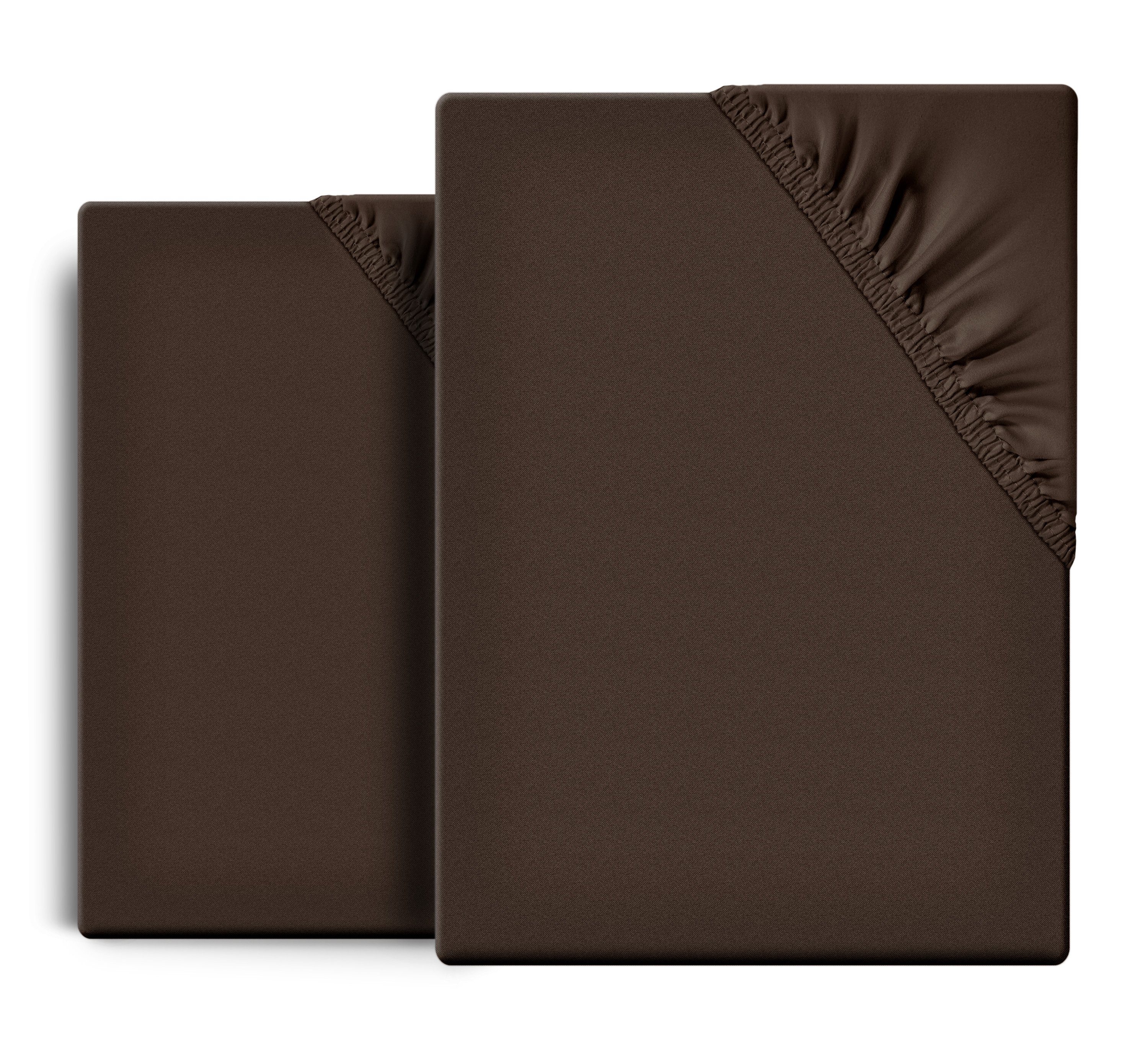 Beautex Spannbettlaken 2er Set Spannbetttuch Bettlaken günstig online kaufen