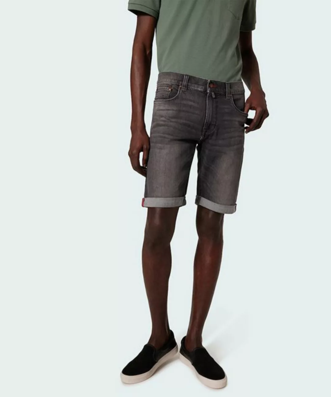 Pierre Cardin Jeansshorts Lyon Tapered Bermuda Stretchdenim günstig online kaufen