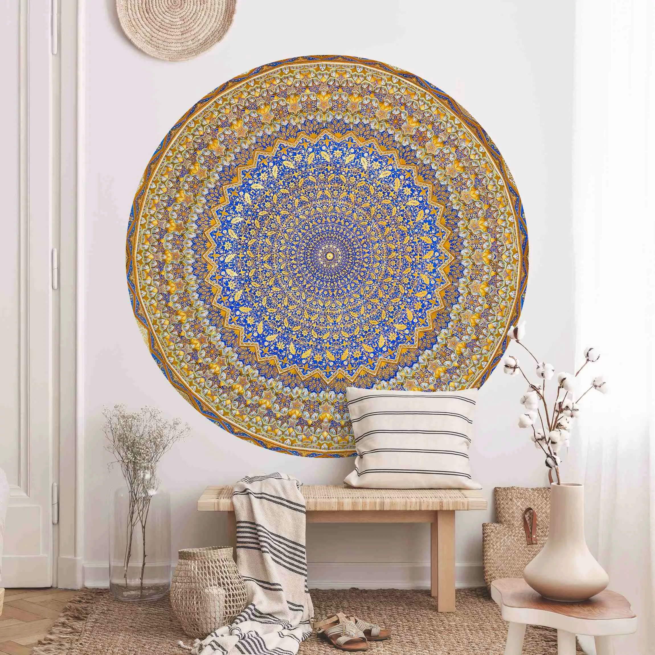 Runde Mustertapete selbstklebend Dome of the Mosque günstig online kaufen