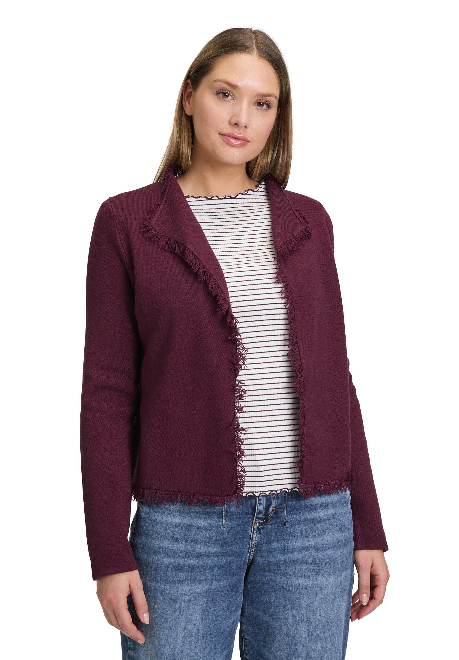 Cartoon Strickjacke Cartoon Damen Strick-Cardigan mit günstig online kaufen