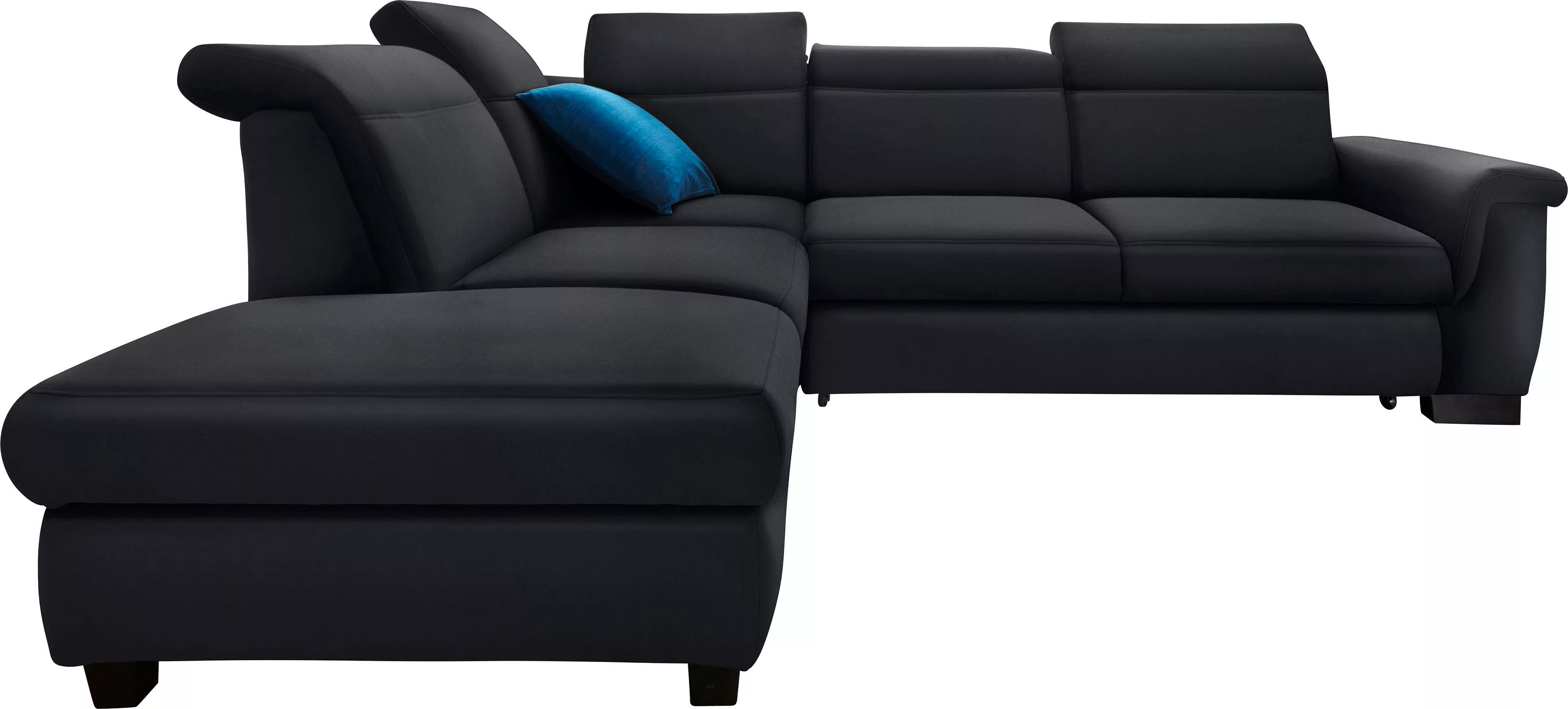 DOMO collection Ecksofa »Sully L-Form«, wahlweise mit Bettfunktion und Kopf günstig online kaufen