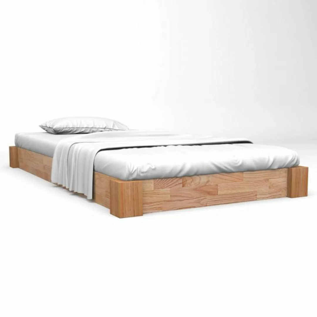 furnicato Bett Massivholzbett Eiche 90x200 cm günstig online kaufen
