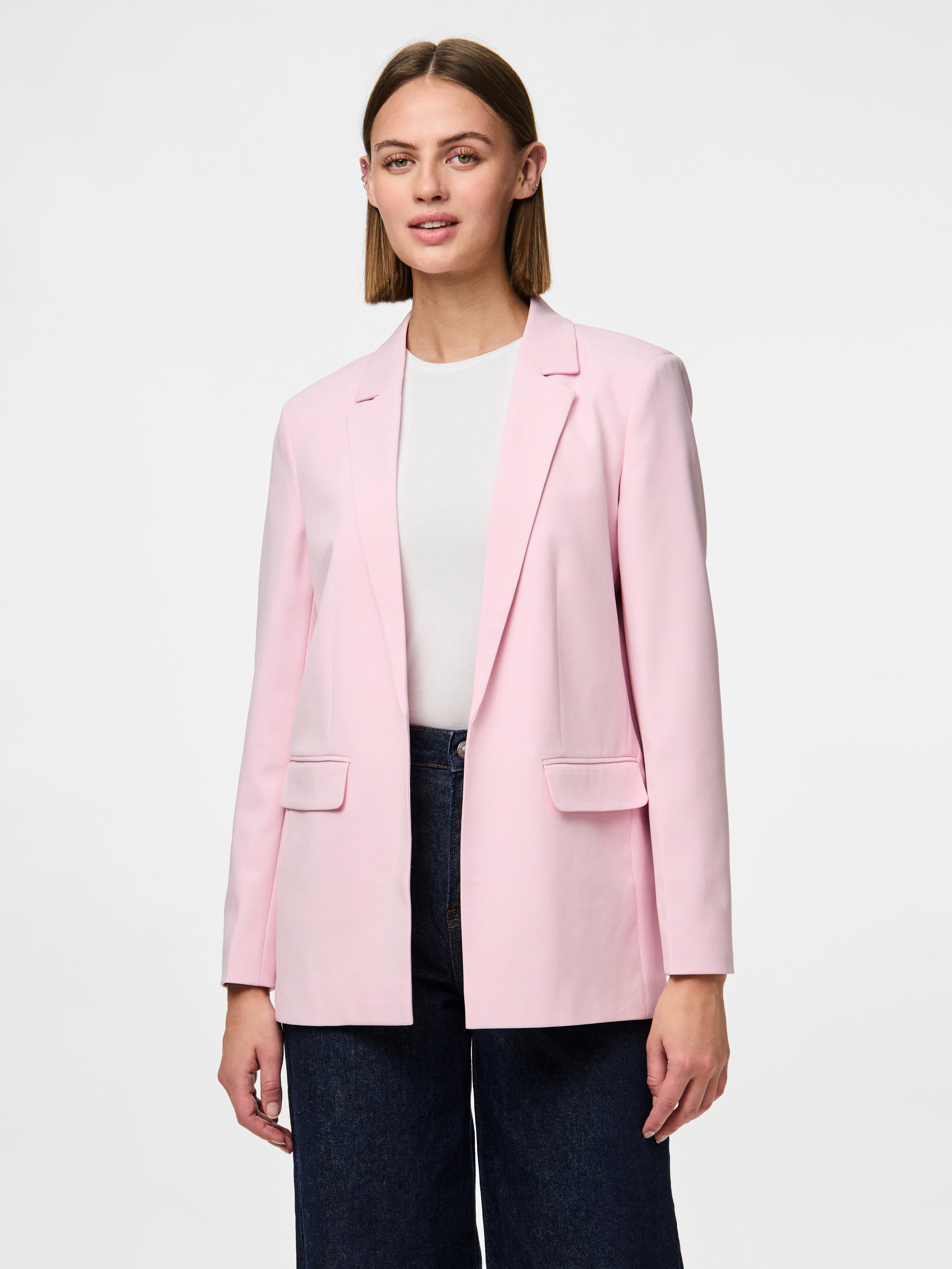 pieces Longblazer PCBOSELLA LS LOOSE BLAZER NOOS in leichter Oversize Form günstig online kaufen