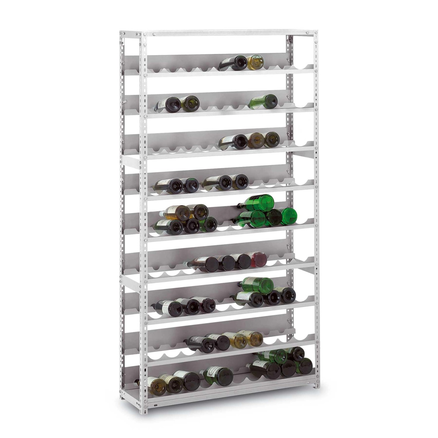 PROREGAL Weinregal Schraubsystem Grundregal HxBxT 185 x 100 x 30 cm Fachlas günstig online kaufen