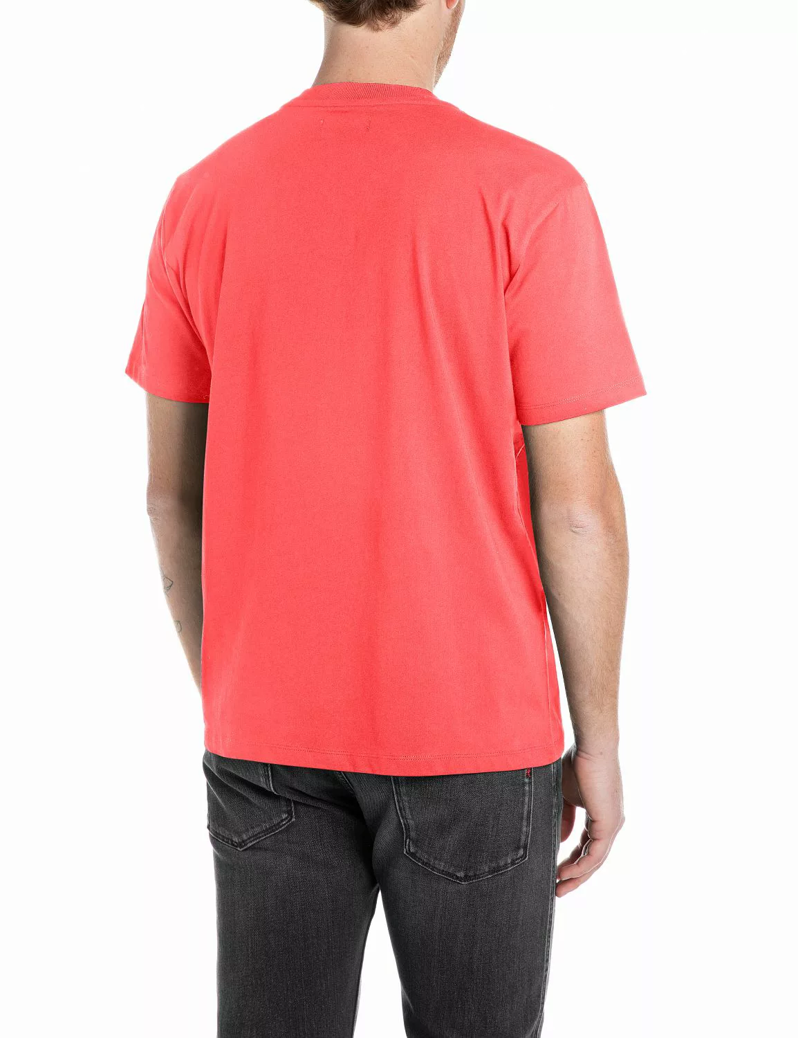 Replay Herren Rundhals T-Shirt BASIC JERSEY 30/1 Regular Fit günstig online kaufen