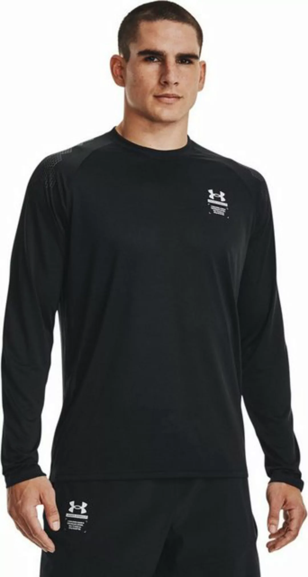 Under Armour® Sweater UA ARMOURPRINT LS 001 001 BLACK günstig online kaufen