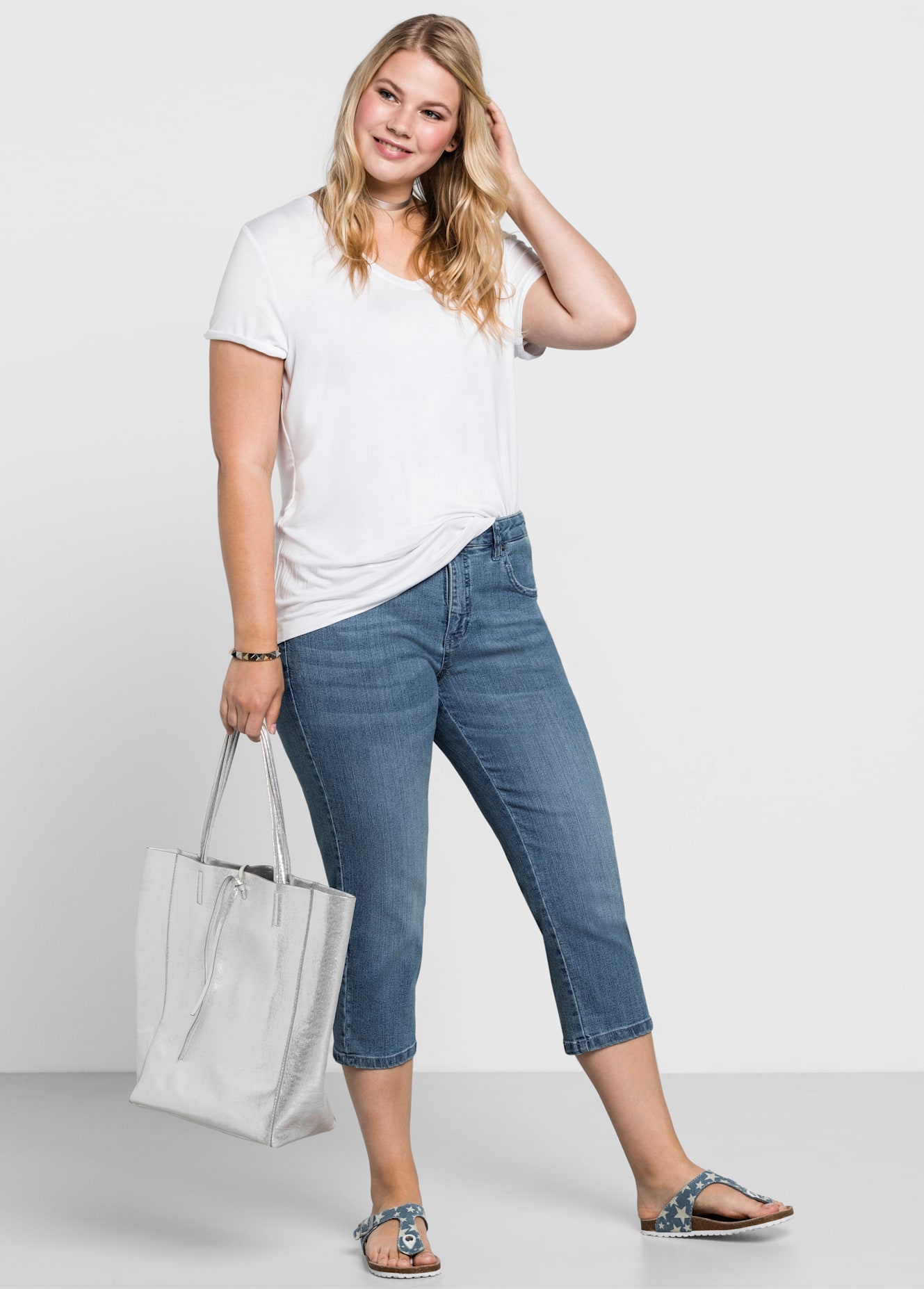 Sheego 5-Pocket-Jeans, (1 tlg.) günstig online kaufen