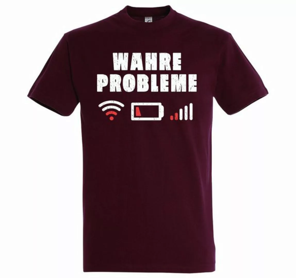 Youth Designz Print-Shirt "Wahre Probleme" Herren T-Shirt mit lustigem Spru günstig online kaufen