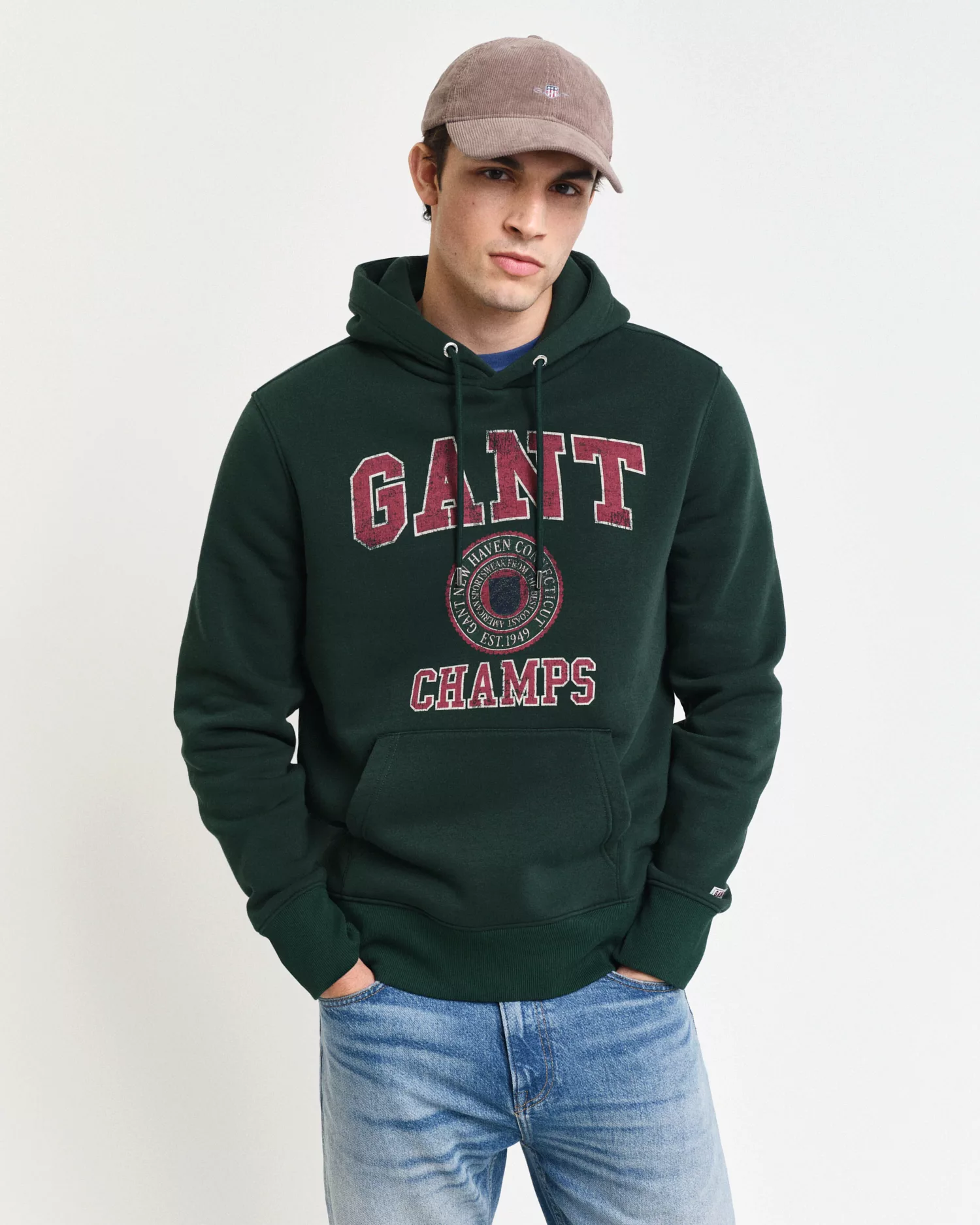 Gant Hoodie FRONT GRAPHIC SWEAT HOODIE GANT-Grafikprint auf der Vorderseite günstig online kaufen