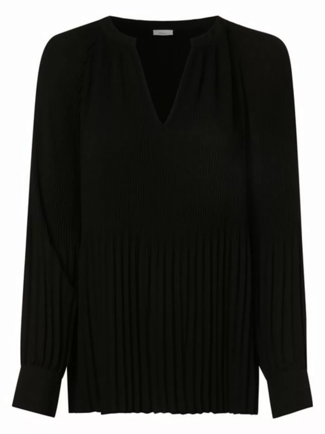 s.Oliver BLACK LABEL Langarmbluse Bluse mit Plissée-Struktur günstig online kaufen