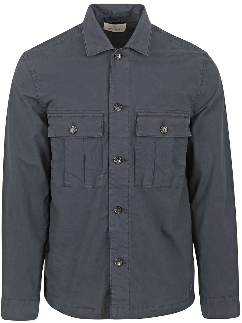 Dstrezzed Overshirt Maverick Navy - Größe XXL günstig online kaufen