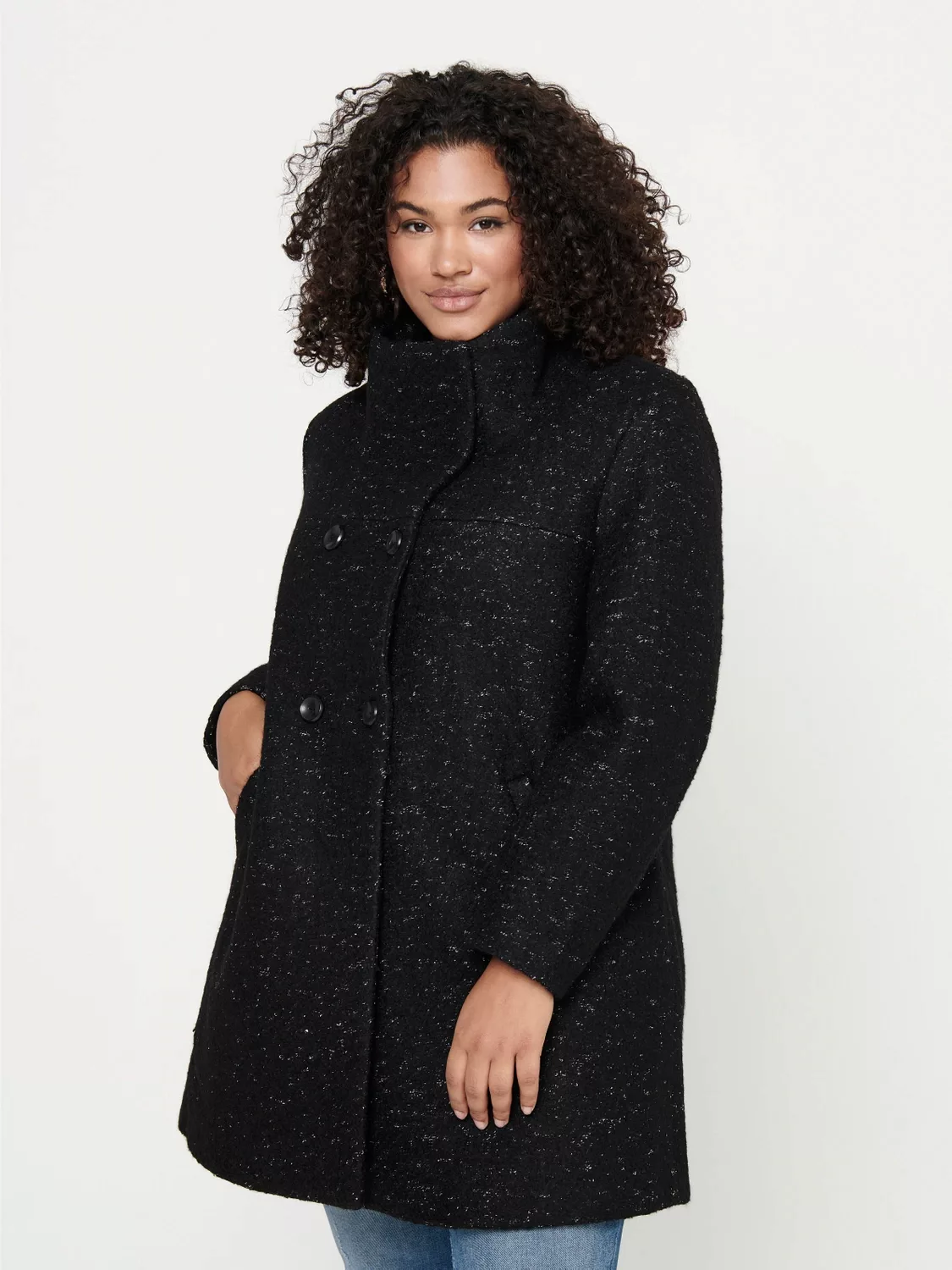 ONLY CARMAKOMA Kurzmantel "CARNEWSOPHIA WOOL COAT OTW" günstig online kaufen