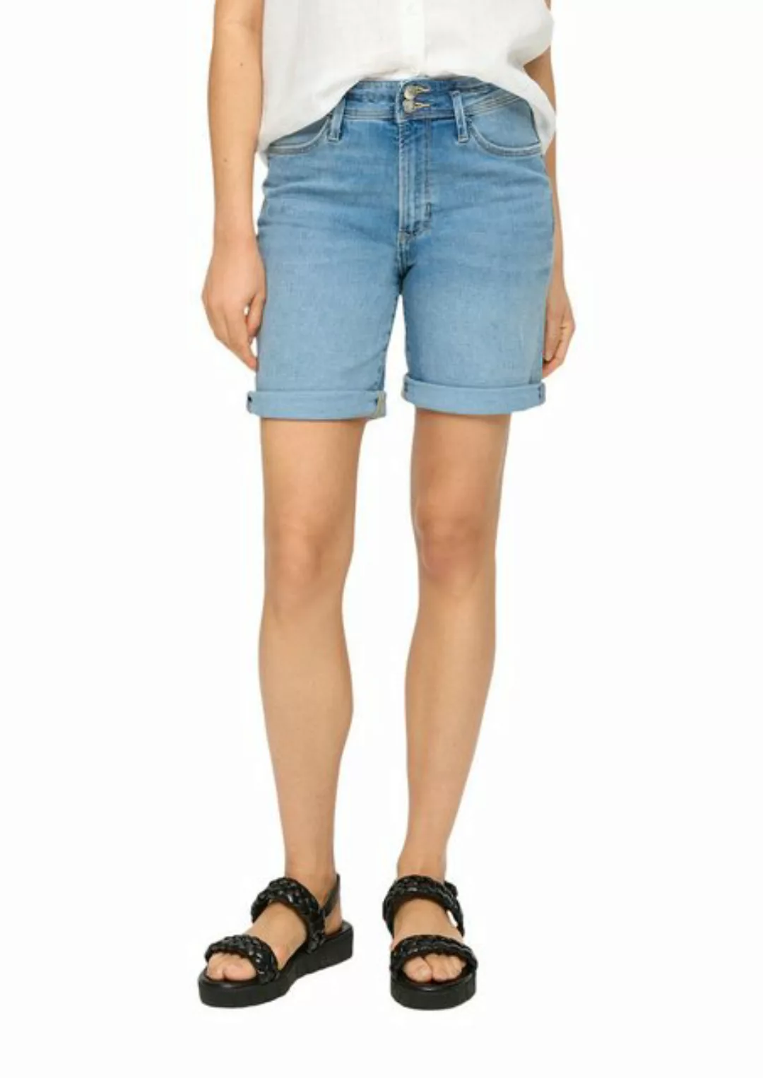 s.Oliver Jeansbermudas s.Oliver Bermuda Jeans Betsy in Blue (1-tlg) Einschu günstig online kaufen