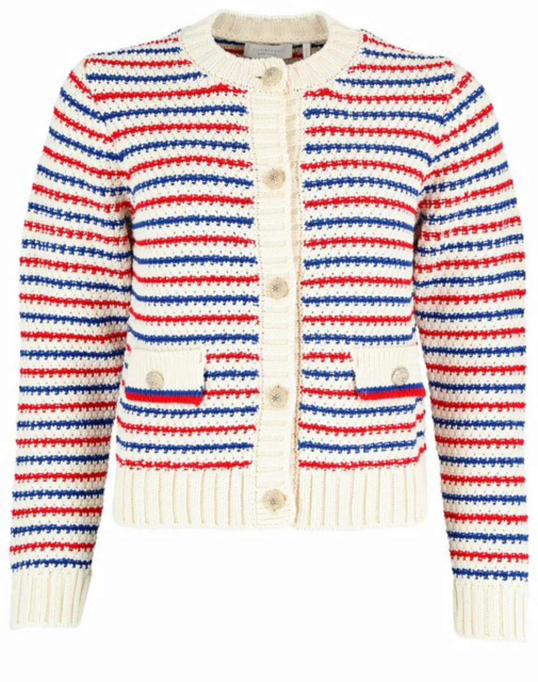 Rich & Royal Strickjacke boxy striped cardigan GRS günstig online kaufen