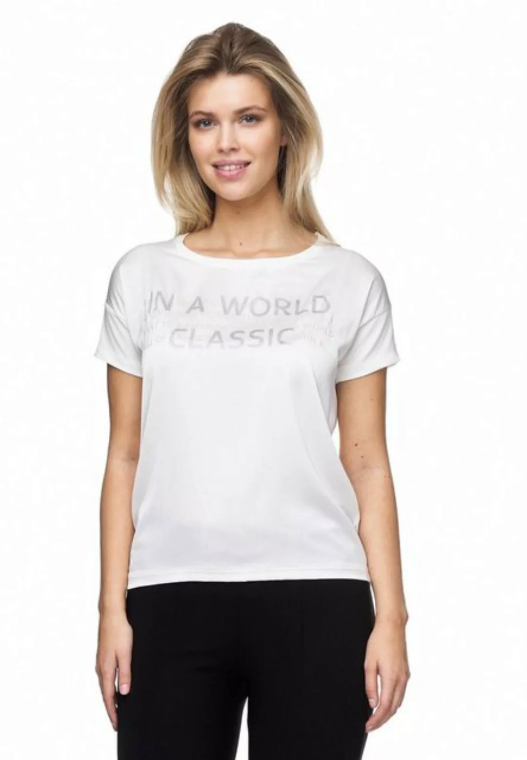 Decay T-Shirt mit modischem Schriftzug günstig online kaufen