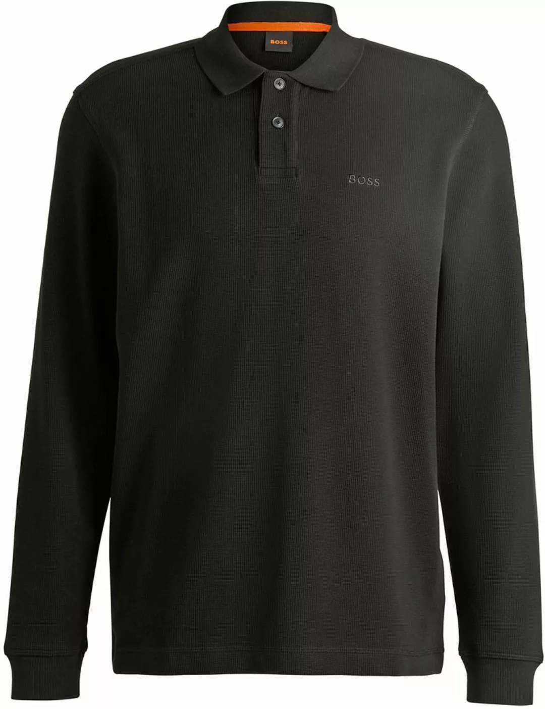 BOSS Petempestolong Long Sleeve Polo Schwarz - Größe M günstig online kaufen