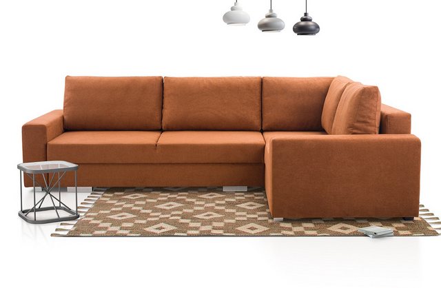 ALTDECOR Ecksofa TORNADI, Couch mit Schlaffunktion, Wohnzimmer - Wohnlandsc günstig online kaufen