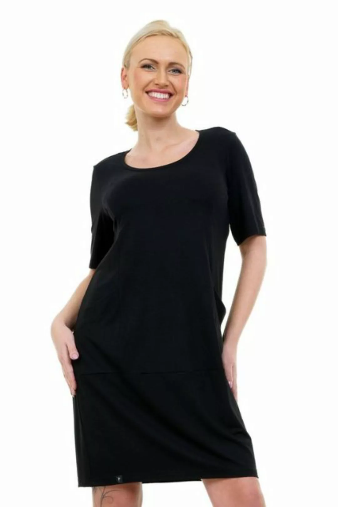 3Elfen A-Linien-Kleid Wolkenkleid – Legeres Jersey Kleid mit Taschen günstig online kaufen