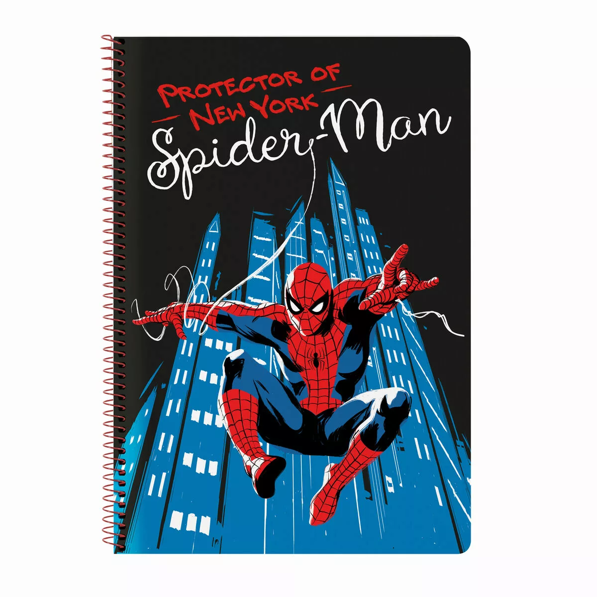 Notizbuch  Spiderman Hero Schwarz A4 80 Bettlaken günstig online kaufen