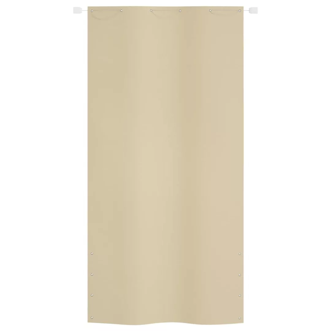 Vidaxl Balkon-sichtschutz Beige 120x240 Cm Oxford-gewebe günstig online kaufen