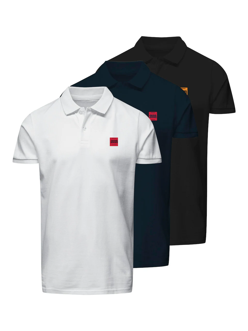 Jack & Jones Poloshirt "JJBRANDY POLO SS 3PK MP", (Packung, 3 tlg.) günstig online kaufen