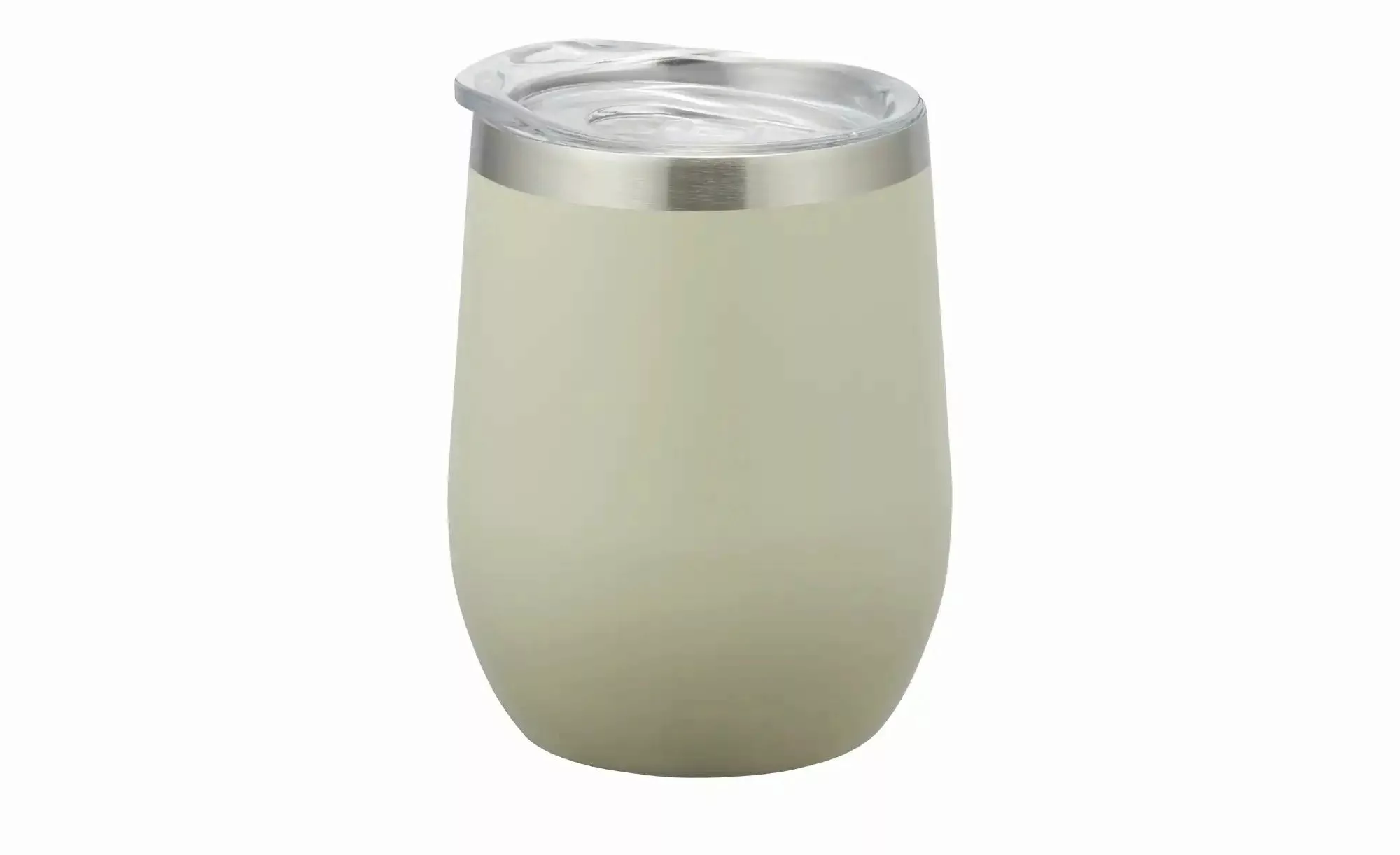 KHG Isolierbecher 350ml   ¦ beige ¦ Edelstahl ¦ Maße (cm): B: 8,5 H: 11,5 K günstig online kaufen