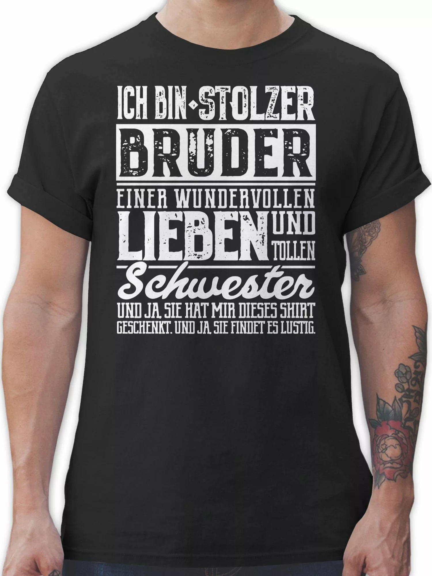 Shirtracer T-Shirt Ich bin stolzer Bruder günstig online kaufen