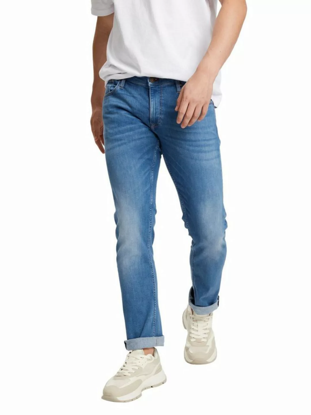 Cross Jeans Herren Jeans DAMIEN - Slim Fit - Blau - Flex Steel Blue günstig online kaufen