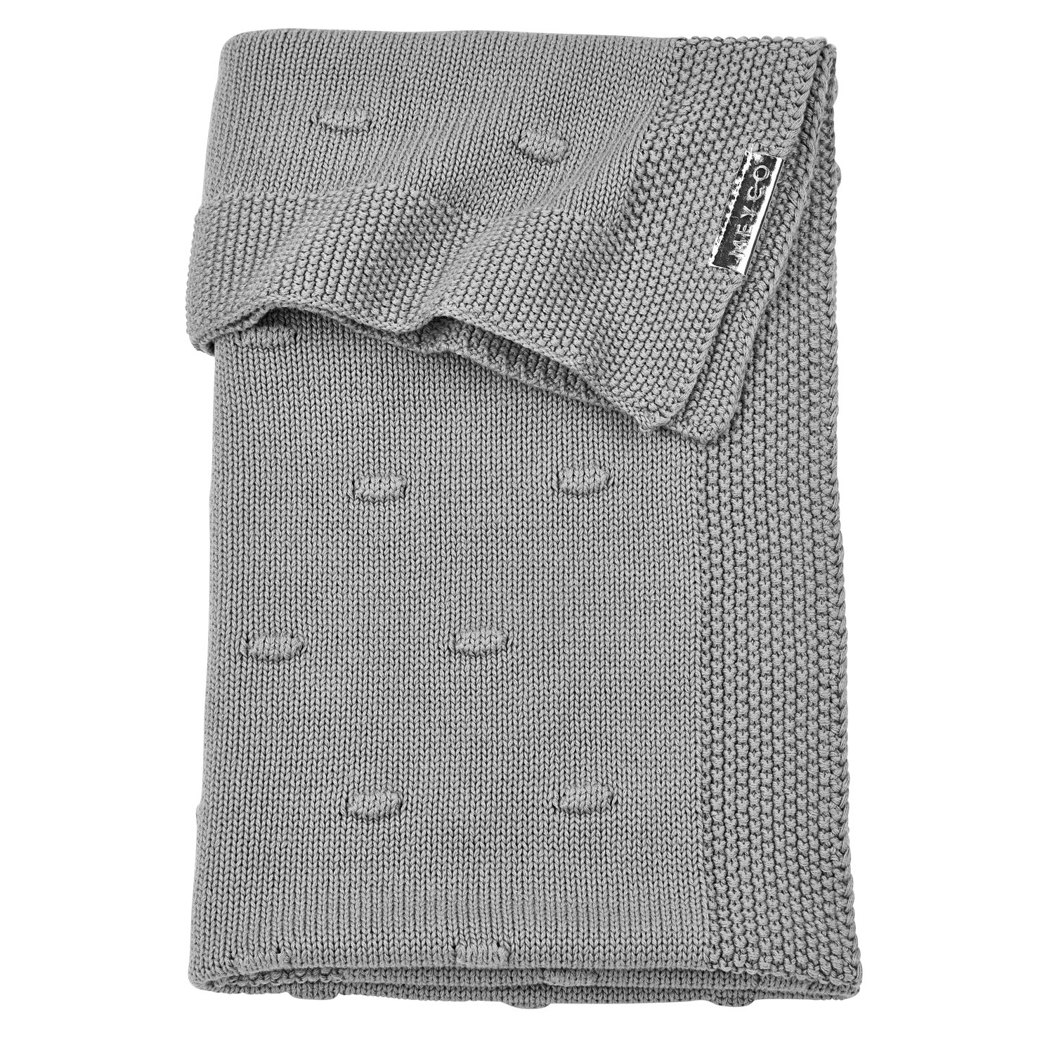 Babydecke Grey, Meyco Baby, 75x100cm günstig online kaufen
