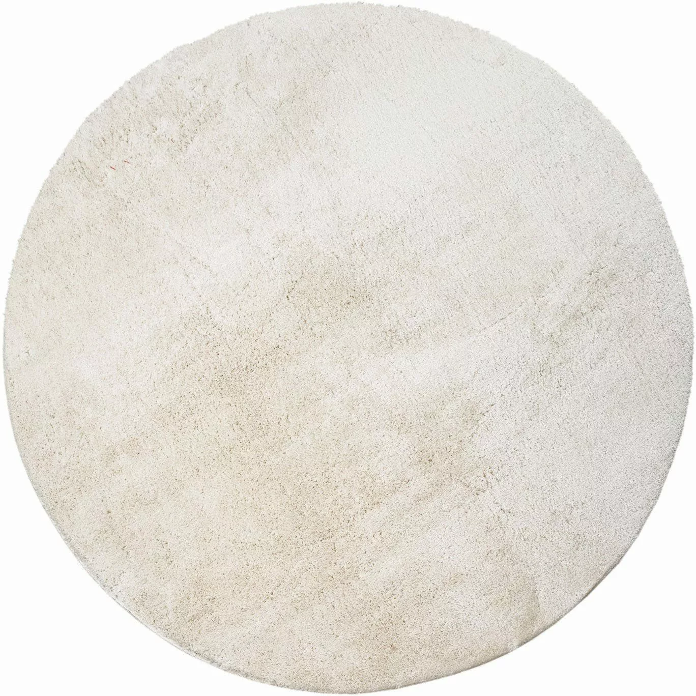 Paco Home Teppich »Cadiz 630«, rund, 14 mm Höhe, Kurzflor, Uni-Farben, beso günstig online kaufen