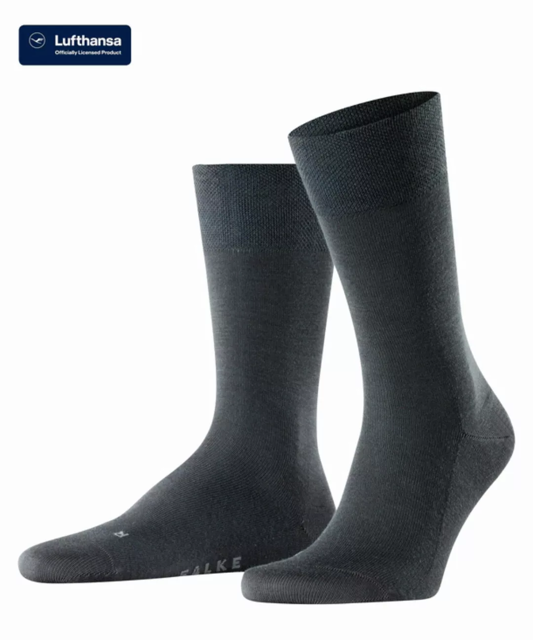 FALKE Sensitive Intercontinental Herren Socken, 39-42, Grau, Uni, 13240-311 günstig online kaufen