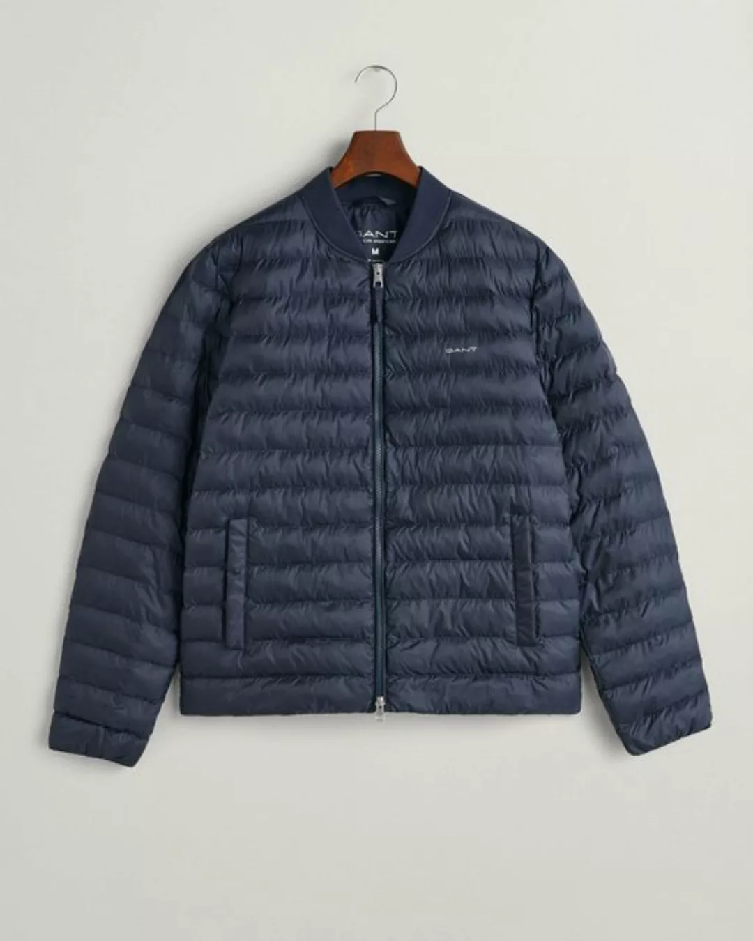 Gant Steppjacke Light Weight Bomberjacke leicht pflegeleicht mit geripptem günstig online kaufen