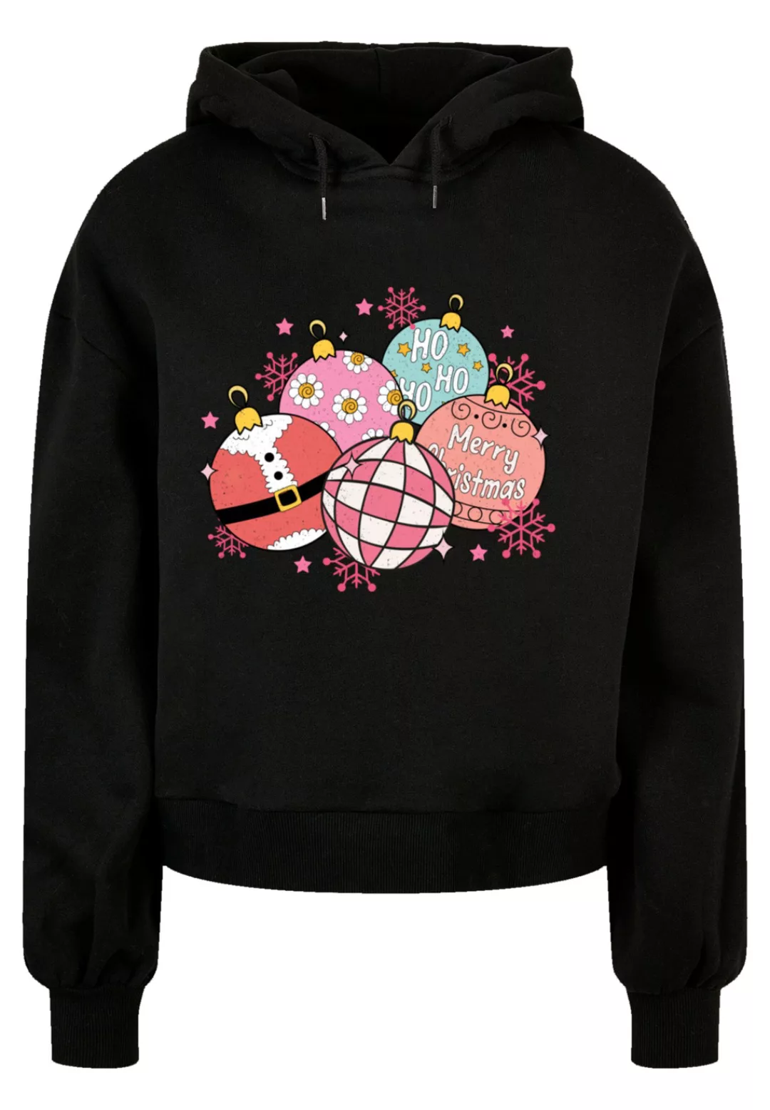 F4NT4STIC Kapuzenpullover "Pink Cute Weihnachten Tree Balls", Premium Quali günstig online kaufen