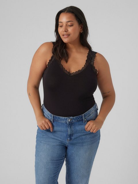 Vero Moda Curve Spitzentop VMCROSA SL TOP JRS NOOS CUR günstig online kaufen