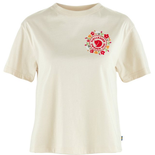 Fjällräven T-Shirt Fjällblomster Logo T-Shirt W CHALK WHITE günstig online kaufen