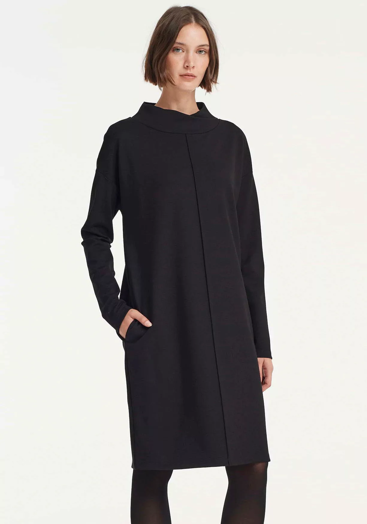 OPUS Jerseykleid, mit Ziernähten vorne und hinten günstig online kaufen