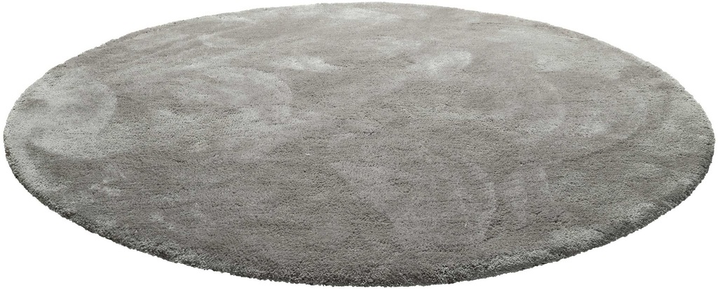 Homie Living Teppich »Pisa«, rund, 25 mm Höhe, Hochflor, Microfaser, uni, w günstig online kaufen