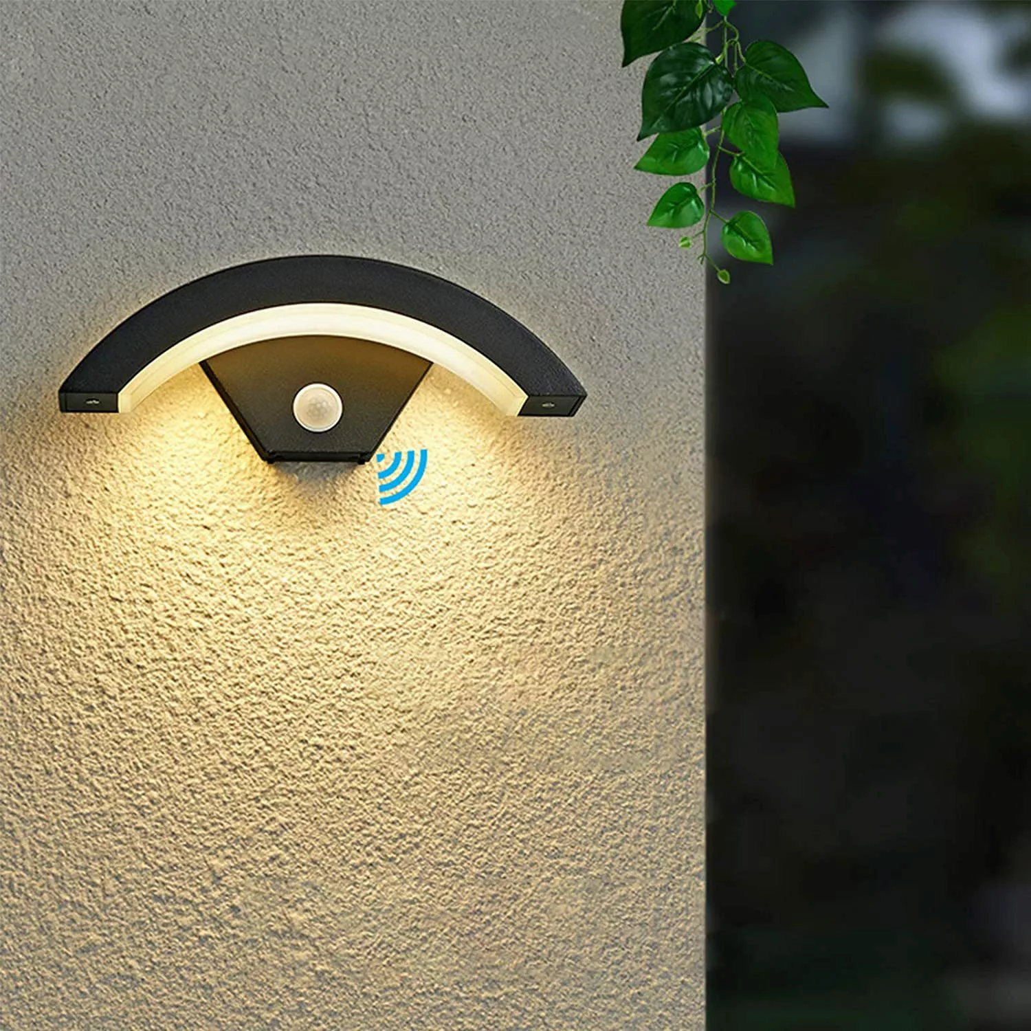 Goeco LED Außen-Wandleuchte 24W mit Bewegungsmelder, günstig online kaufen