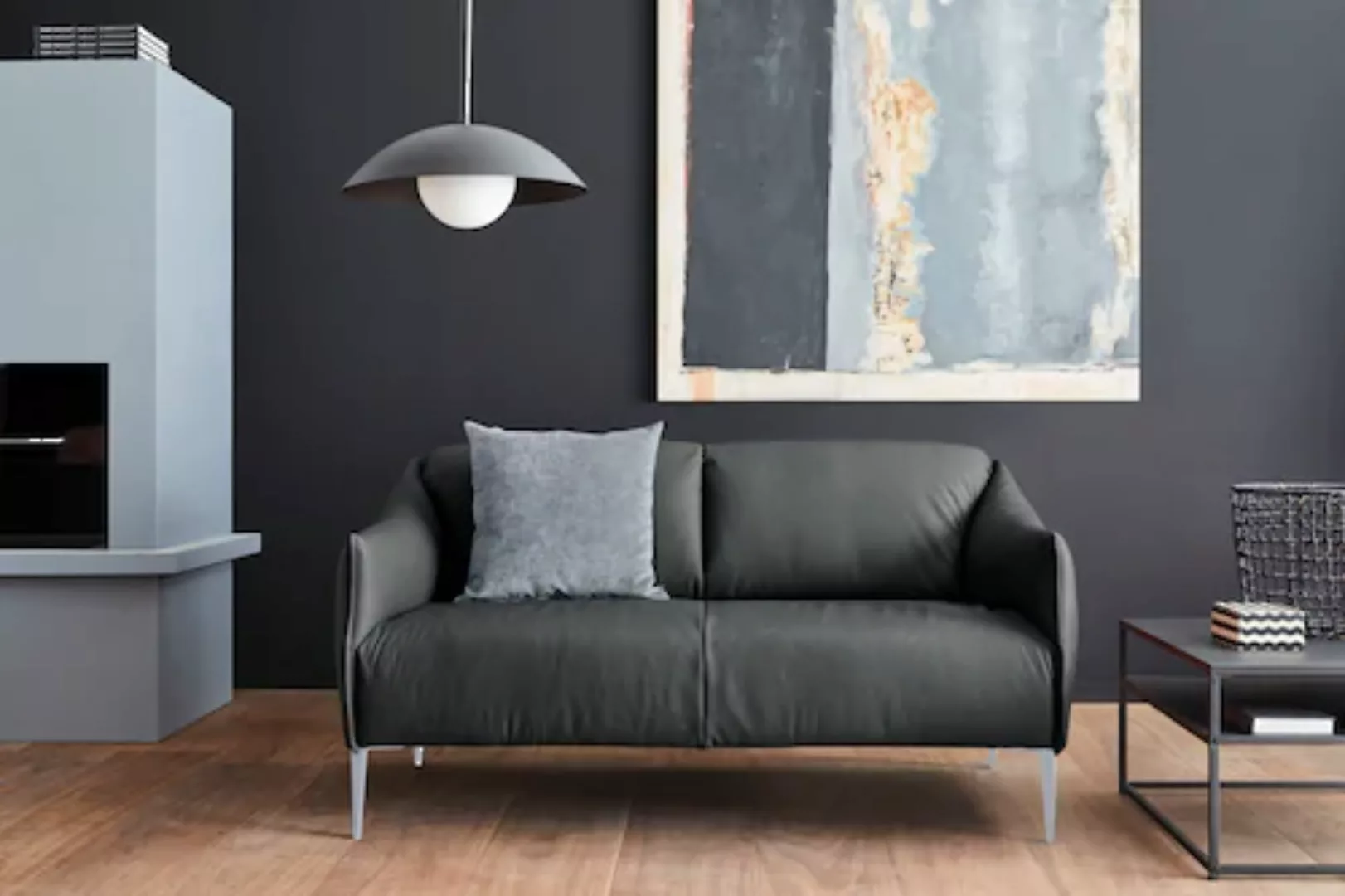 W.SCHILLIG 2-Sitzer sally, mit Metallfüßen in Silber matt, Breite 154 cm günstig online kaufen
