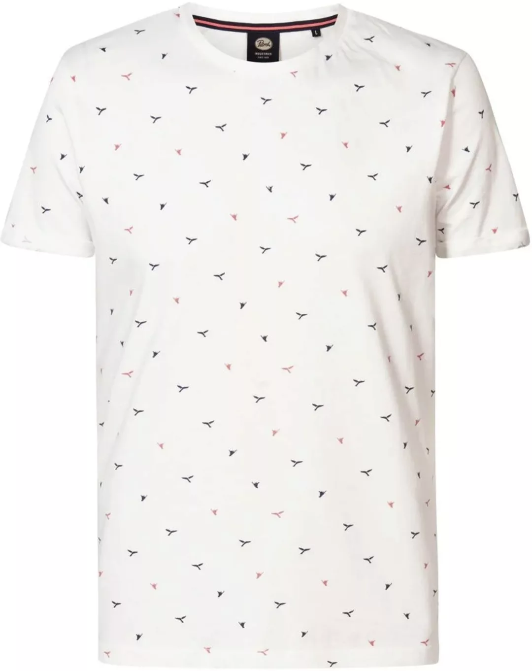 Petrol T-Shirt Escapade Druck Weiß - Größe XL günstig online kaufen