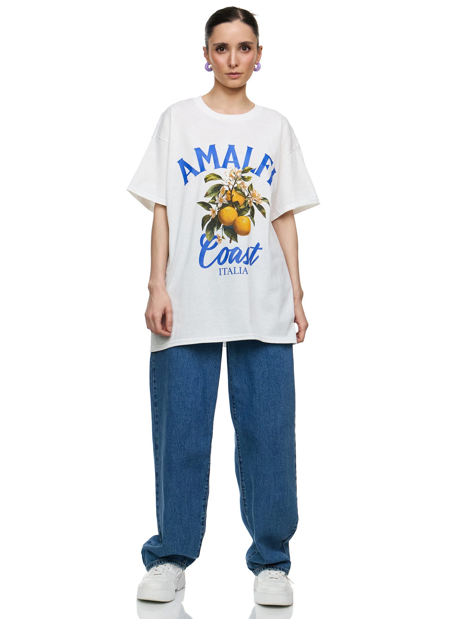 Worldclassca T-Shirt Worldclassca Oversized Print Amalfi günstig online kaufen