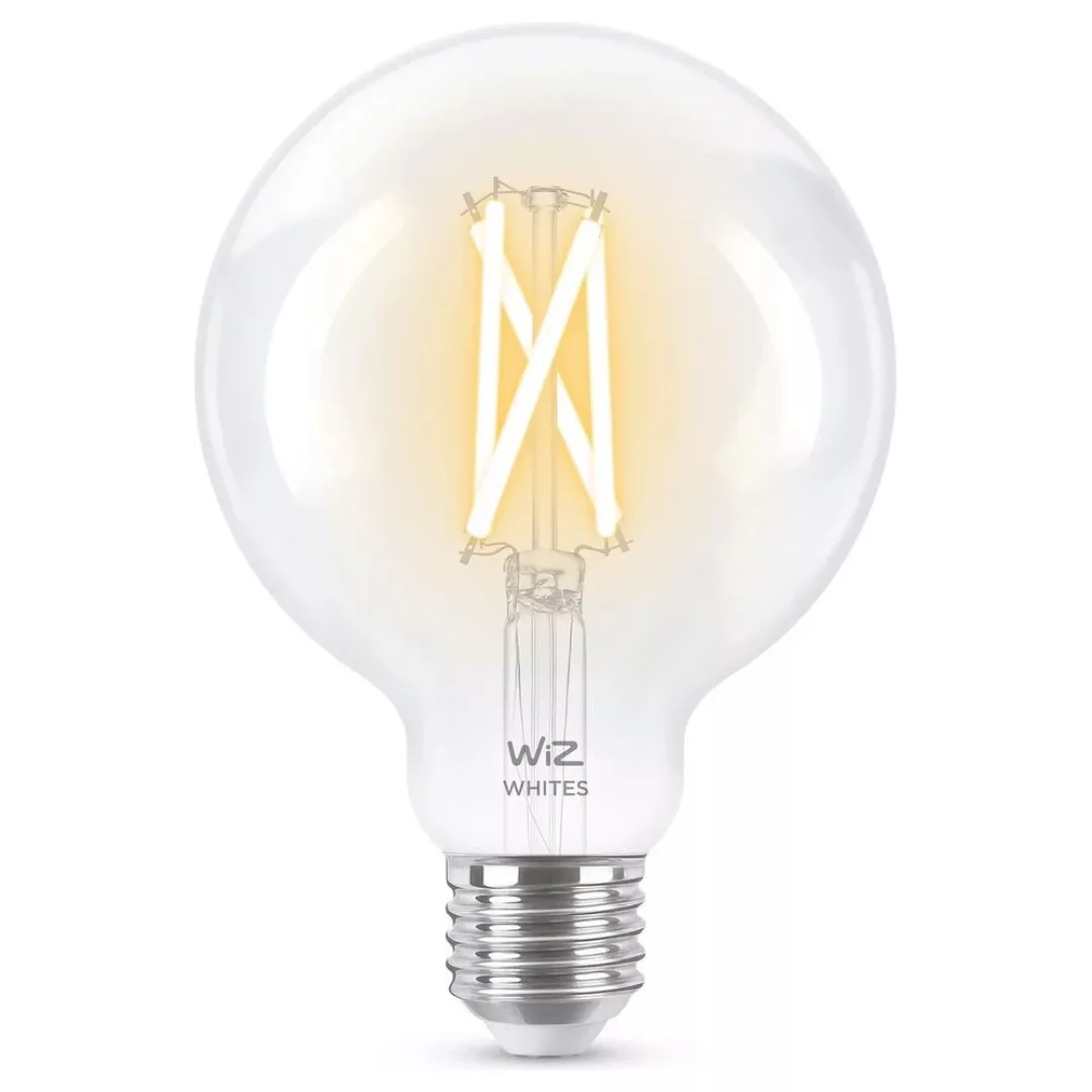 WiZ LED Smart Leuchtmittel in Transparent E27 G95 7W 806lm günstig online kaufen