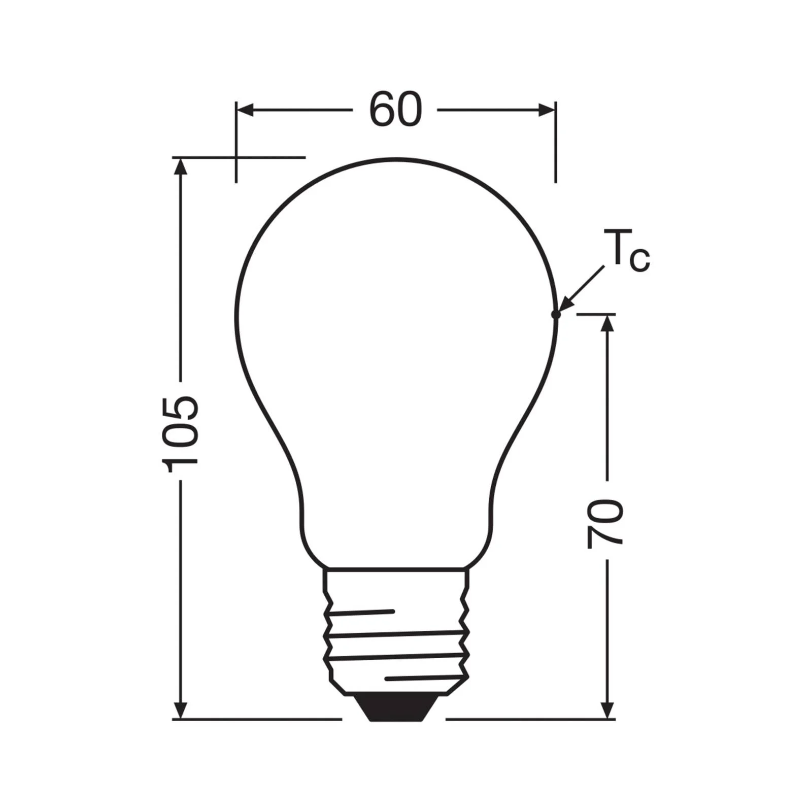 OSRAM LED-Leuchtmittel Birne E27 3,8W matt 4.000K 806lm 2er günstig online kaufen