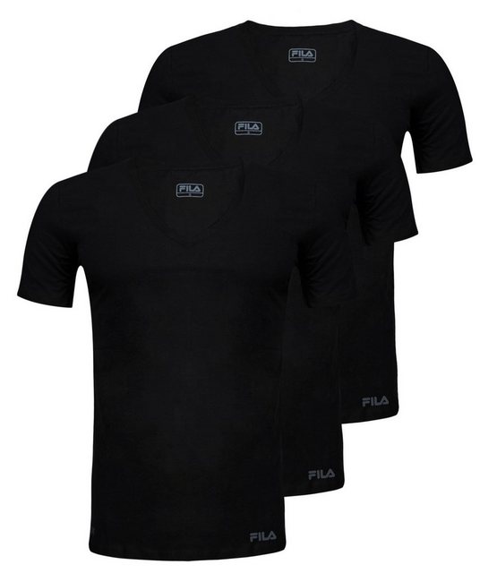 Fila T-Shirt 3er Pack V-Neck aus weichem Baumwolljersey günstig online kaufen