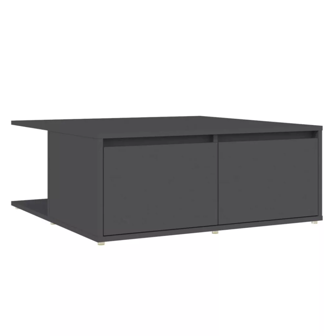 Couchtisch Grau 80x80x31 Cm Spanplatte günstig online kaufen